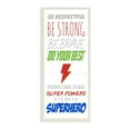 thumbnail image 1 of Stupell Indtries Everyday Kids Superhero Phrase Do Your Best Motivation,7 x 17,Design by Anna Quach, 1 of 6