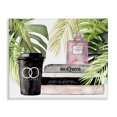thumbnail image 1 of Stupell Industries Tropical Fashion Forward Coffee Cup Perfume Bottle Glam Magazines Canvas Art, 20 x 16, by Jennifer Paxton Parker, 1 of 7