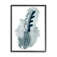 thumbnail image 1 of Stupell Indtries Feather Quill Ink Pot Abstract Lines Soft Blues,11 x 14,Design by Birch&Ink, 1 of 7