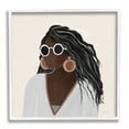 thumbnail image 1 of Stupell Indtries Female Portrait with Bold Sunglasses Comfy Fashion,12 x 12,Design by Tava Studios, 1 of 7
