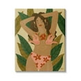 thumbnail image 1 of Stupell Indtries Female in Fierce Pink Bikini Over Tropical Plants,36 x 48,Design by Birch&Ink, 1 of 6