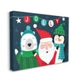 thumbnail image 1 of Stupell Indtries Festive Christmas Jolly Typography Santa Cla Penguin, 24 x 30, Design by Louise Allen, 1 of 5