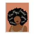 thumbnail image 1 of Stupell Indtries Fierce Proud Beautiful Strong Sentiments Female Hair Portrait,10 x 15,Design by JJ Design Hoe LLC, 1 of 6