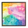 thumbnail image 1 of Stupell Indtries Fluid Abstract Watercolor Paint Rainbow Ombre Pattern,24 x 24,Design by Nola James, 1 of 7
