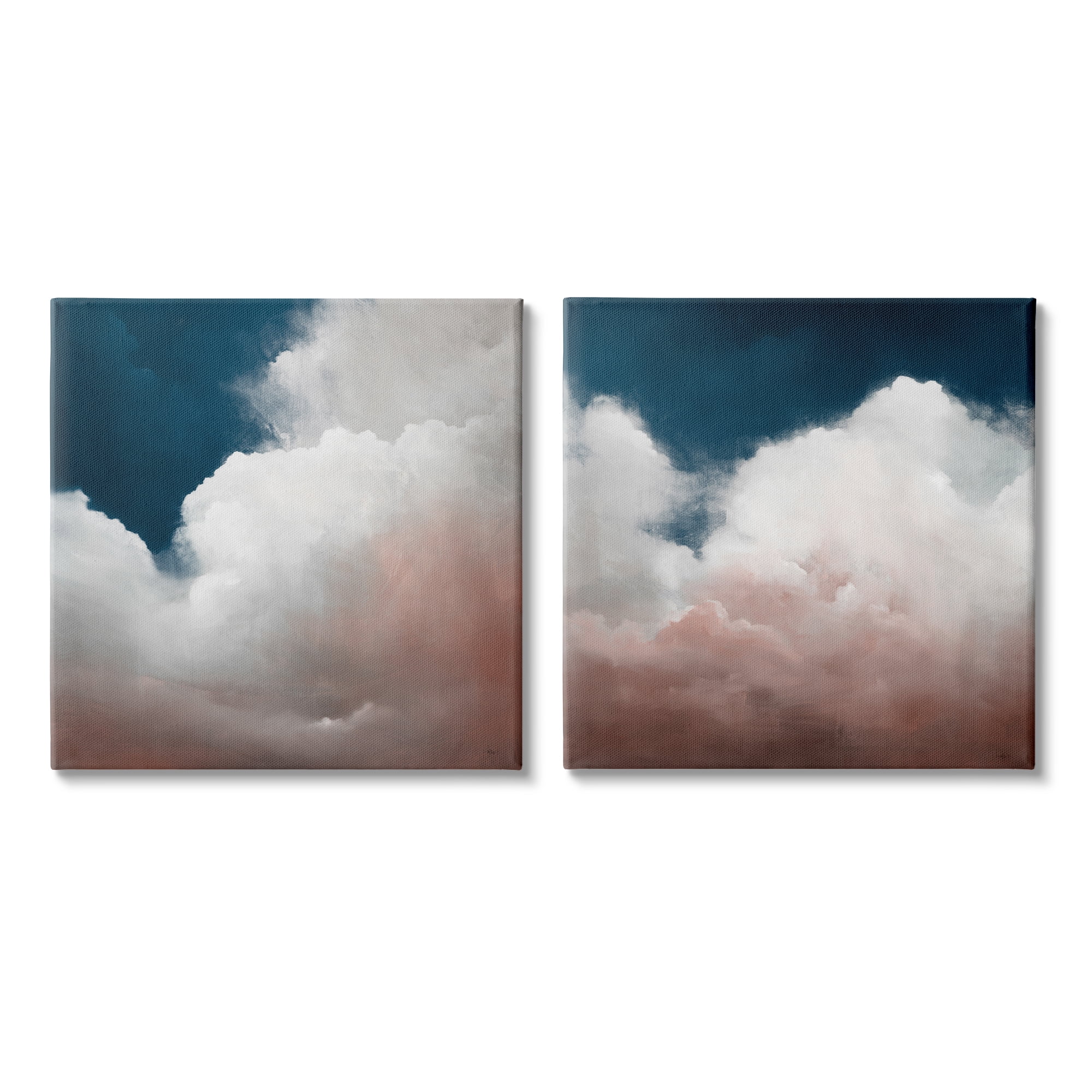 Stupell Indtries Flullfy Clouds Deep Blue Sky Landscape Stormy Day,17 x 17,Design by Haxton