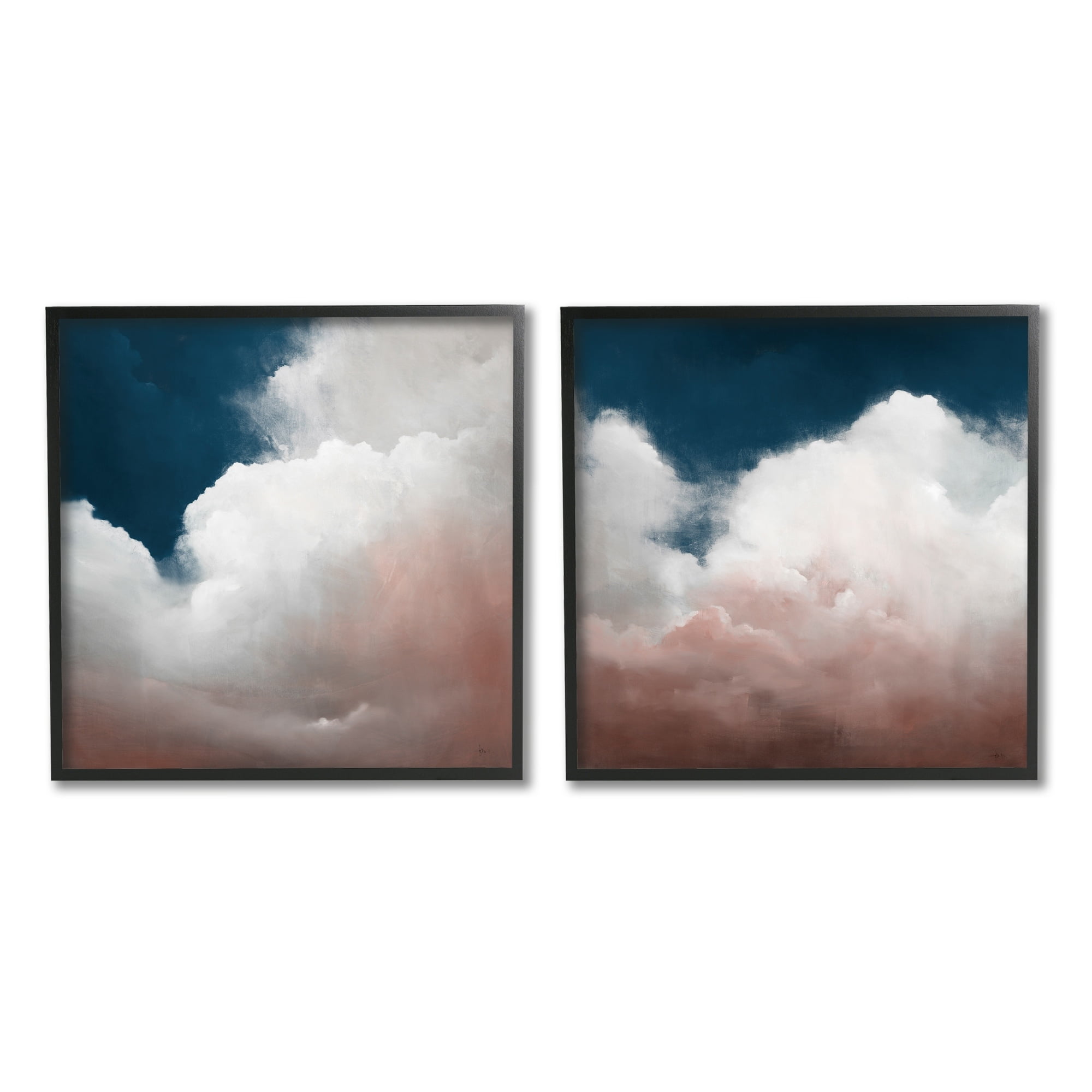 Stupell Indtries Flullfy Clouds Deep Blue Sky Landscape Stormy Day,17 x 17,Design by Haxton