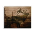 thumbnail image 1 of Stupell Indtries Forest Elk Silhouette Rtic Plank Pattern Tree Landscape,20 x 16,Design by Kim Allen, 1 of 6