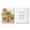 thumbnail image 1 of Stupell Indtries Forever Chasing the Sun Phrase Desert Palm Sun,16 x 20,Design by Birch&Ink, 1 of 6