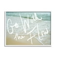 thumbnail image 1 of Stupell Indtries Go With the Flow Phrase Incoming Beach Tide,20 x 16,Design by Daphne Polselli, 1 of 7