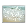 thumbnail image 1 of Stupell Indtries Go With the Flow Phrase Incoming Beach Tide,30 x 24,Design by Daphne Polselli, 1 of 7