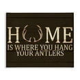 thumbnail image 1 of Stupell Indtries Home's Where You Hang Antlers Rtic Hunting Phrase,20 x 16,Design by Kim Allen, 1 of 5