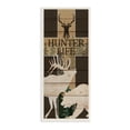 thumbnail image 1 of Stupell Indtries Hunter Life Sign Rtic Forest Cross Elk Bear,7 x 17,Design by Kim Allen, 1 of 5
