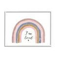 thumbnail image 1 of Stupell Indtries I Am Loved Phrase Inspirational Children's Rainbow,14 x 11,Design by Lucille Price, 1 of 7