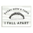thumbnail image 1 of Stupell Indtries I Fall Apart Phrase Funny Kitchen Taco Pun,15 x 10,Design by Daphne Polselli, 1 of 6