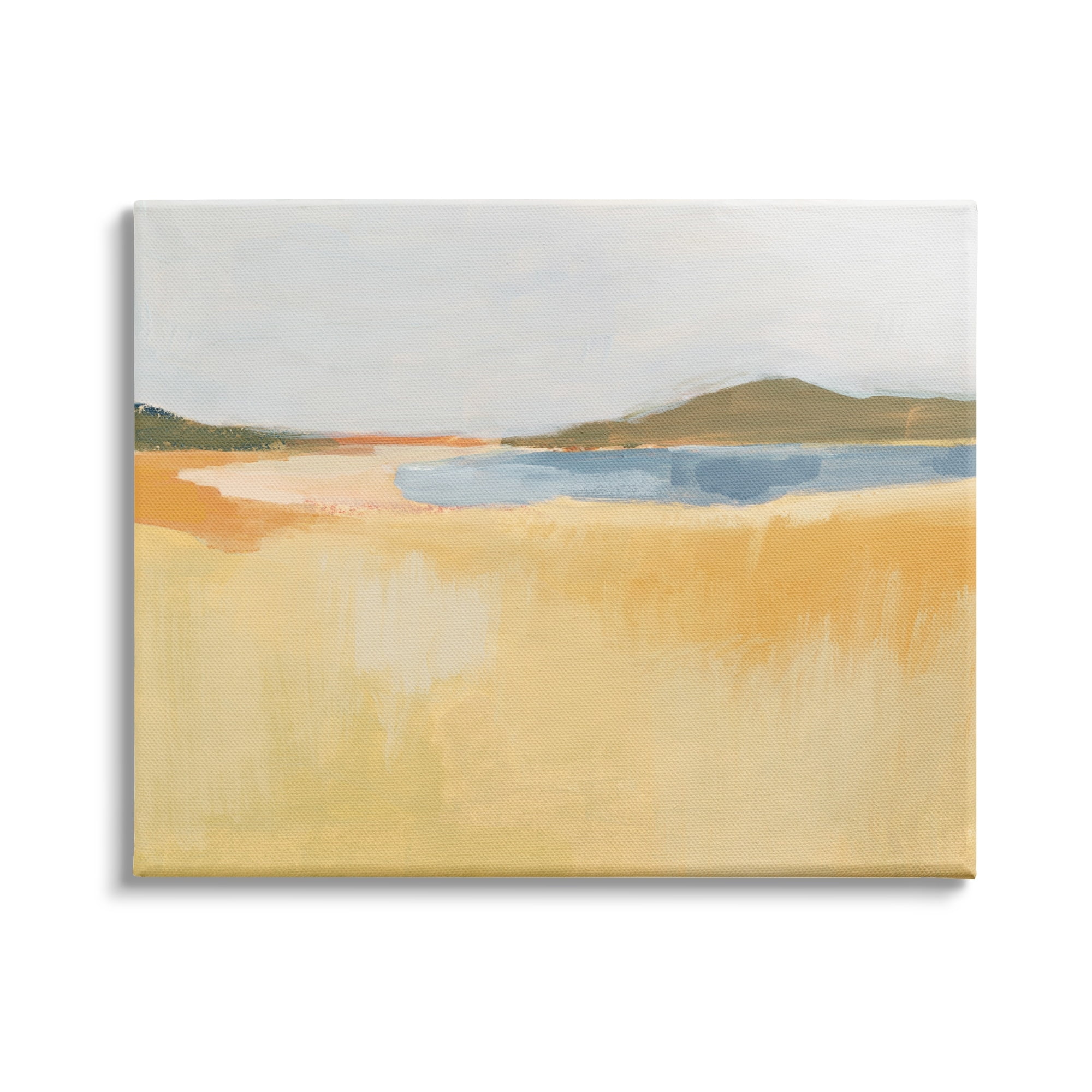 Stupell Indtries Lake Water by Mountain Range Soft Autumn Prairie,40 x 30,Design by Victoria Barnes&nbsp;