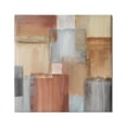 thumbnail image 1 of Stupell Indtries Layered Patchwork Paint Abstraction Neutral Brown Grey Painting,30 x 30,Design by Nan, 1 of 6