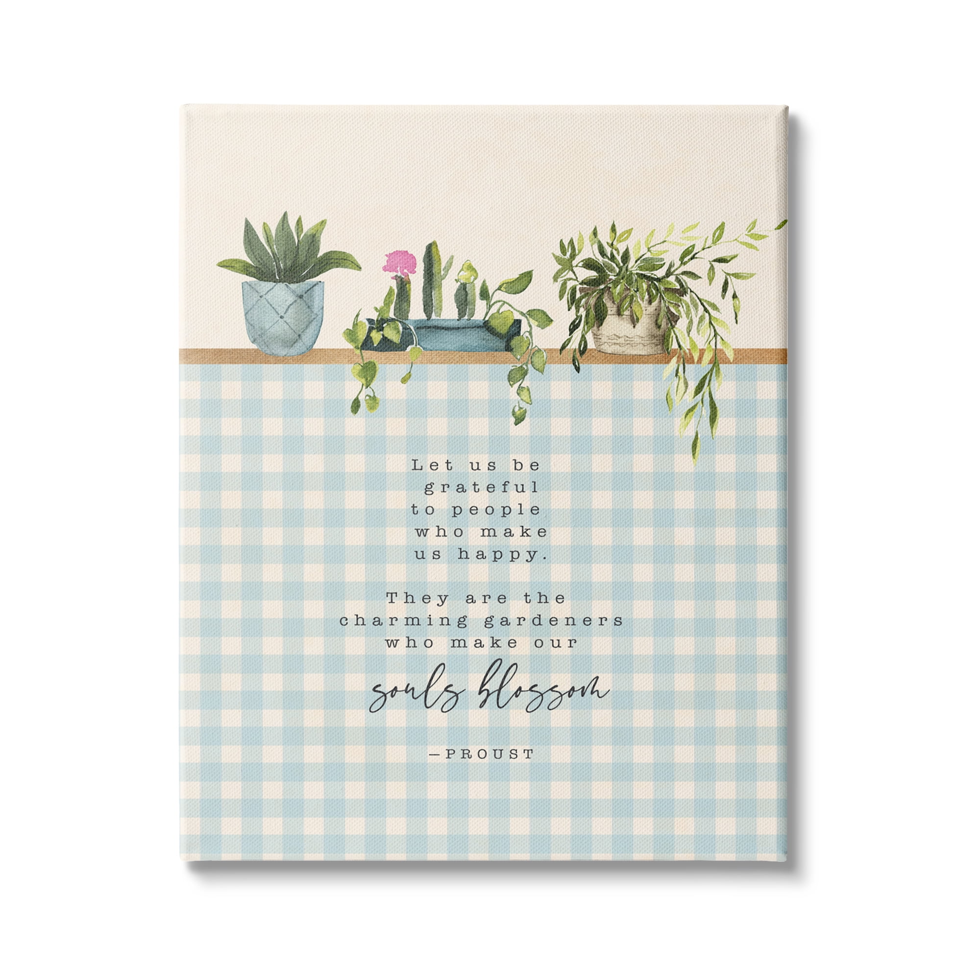 Stupell Indtries Let Be Grateful Phrase Gardening Bloom Metaphor,24 x 30,Design by Tammy Apple