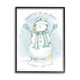 thumbnail image 1 of Stupell Industries Christmas On the Beach Sentiments Nautical Snowman Nature Painting Black Framed Art Print Wall Art, 16 x 20, 1 of 7