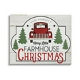 thumbnail image 1 of Stupell Indtries Merry Little Farmhoe Christmas Red Truck Tree Forest,20 x 16,Design by Jennifer Pugh, 1 of 6