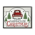 thumbnail image 1 of Stupell Indtries Merry Little Farmhoe Christmas Red Truck Tree Forest,20 x 16,Design by Jennifer Pugh, 1 of 7