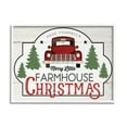 thumbnail image 1 of Stupell Indtries Merry Little Farmhoe Christmas Red Truck Tree Forest,20 x 16,Design by Jennifer Pugh, 1 of 7