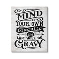 thumbnail image 1 of Stupell Indtries Mind Your Biscuits Life Will Be Gravy Farmhoe Phrase,30 x 40,Design by Lettered and Lined, 1 of 6