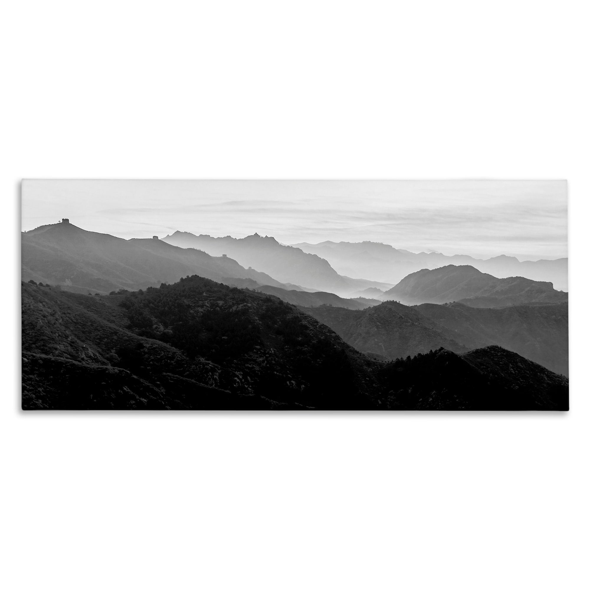 Stupell Indtries Misty Sky Open Mountain Landscape Black White Photography,30 x 13,Design by Danita Delimont