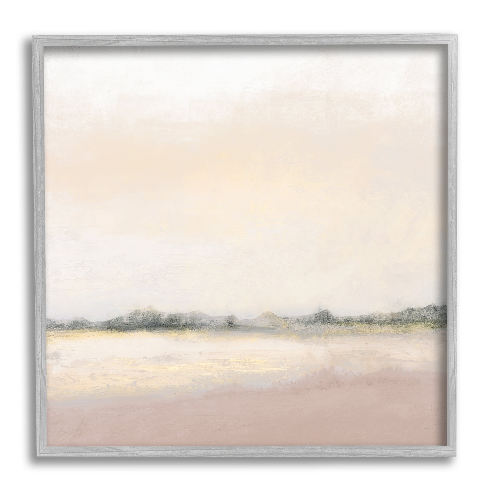 Stupell Indtries Muted Prairie Landscape Sun Bleached Open Fields,24 x 24,Design by Michael Marcon