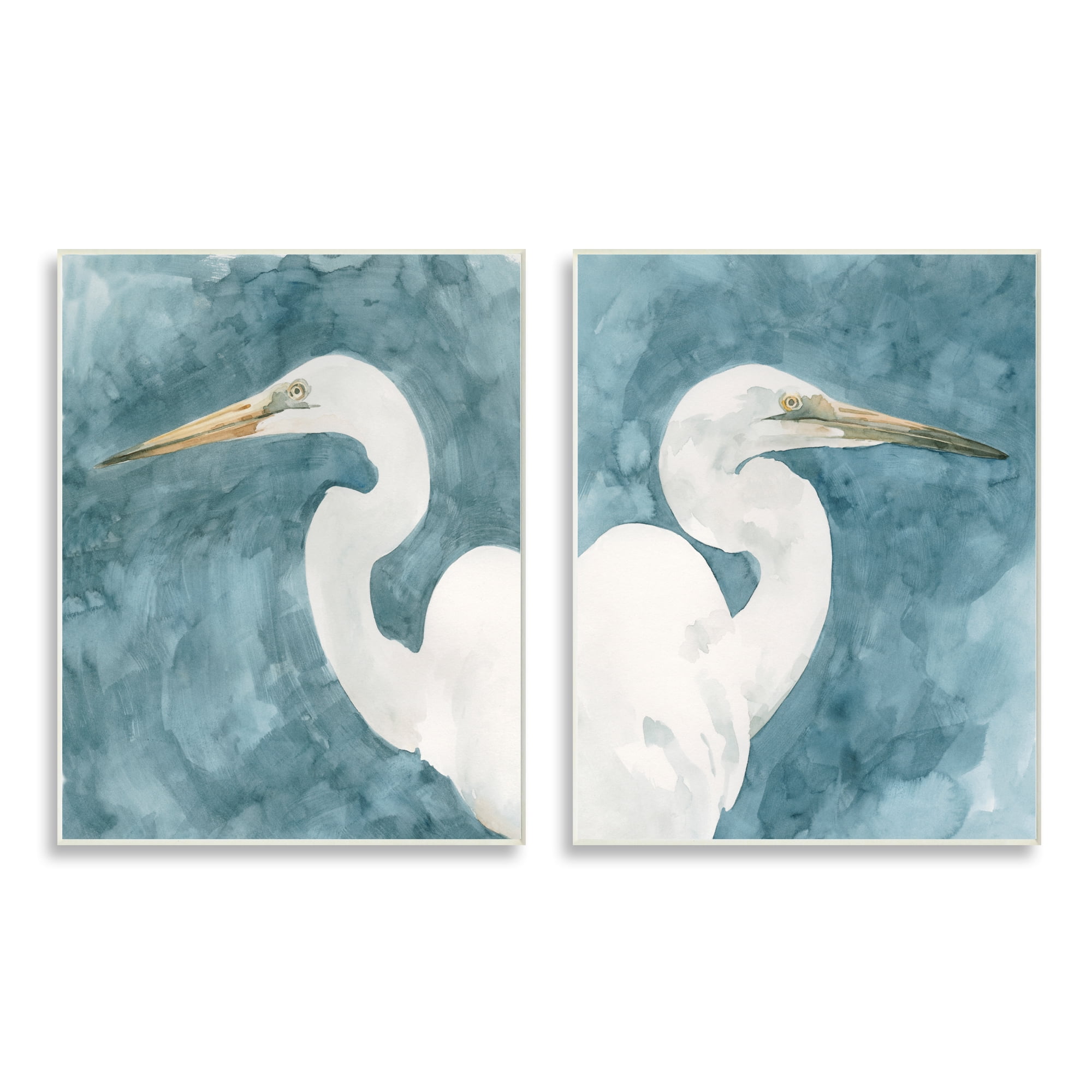 Stupell Indtries Nautical Cranes Bird Portraits Abstract Blue Sky,10 x 15,Design by Emma Caroline&nbsp;