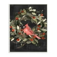 thumbnail image 1 of Stupell Indtries Red Cardinal In Wreath Design Wall Plaque by Emma Scarvey, 1 of 6