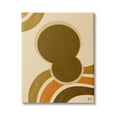 thumbnail image 1 of Stupell Indtries Retro Groove Shape Abstraction Warm Pop Brown Orange,16 x 20,Design by Birch&Ink, 1 of 6