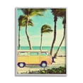 thumbnail image 1 of Stupell Indtries Retro Van Sunny Haze Beach Sand Palm Trees,16 x 20,Design by Gail Peck, 1 of 7