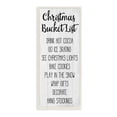 thumbnail image 1 of Stupell Indtries Rtic Christmas Bucket List Sign Winter Holiday Goals Wall Plaque Design by Daphne Polselli, 1 of 6