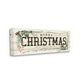 thumbnail image 1 of Stupell Industries Rustic Merry Christmas Friends and Family Sign Inspirational Painting Gallery Wrapped Canvas Art Print Wall Art, 10 x 24, 1 of 6