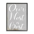 thumbnail image 1 of Stupell Indtries Rtic Our Nest is Best Phrase Home Nursery,24 x 30,Design by Daphne Polselli, 1 of 7