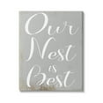 thumbnail image 1 of Stupell Indtries Rtic Our Nest is Best Phrase Home Nursery,36 x 48,Design by Daphne Polselli, 1 of 6