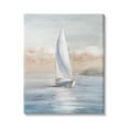 thumbnail image 1 of Stupell Indtries Sailboat Under Cloudy Morning Sunrise Soft Contemporary Ocean,24 x 30,Design by Danhui Nai, 1 of 6