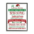 thumbnail image 1 of Stupell Indtries Silly Little Elves List Festive Christmas Phrases,11 x 14,Design by Hugo Edwins, 1 of 4