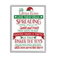 thumbnail image 1 of Stupell Indtries Silly Little Elves List Festive Christmas Phrases,16 x 20,Design by Hugo Edwins, 1 of 4