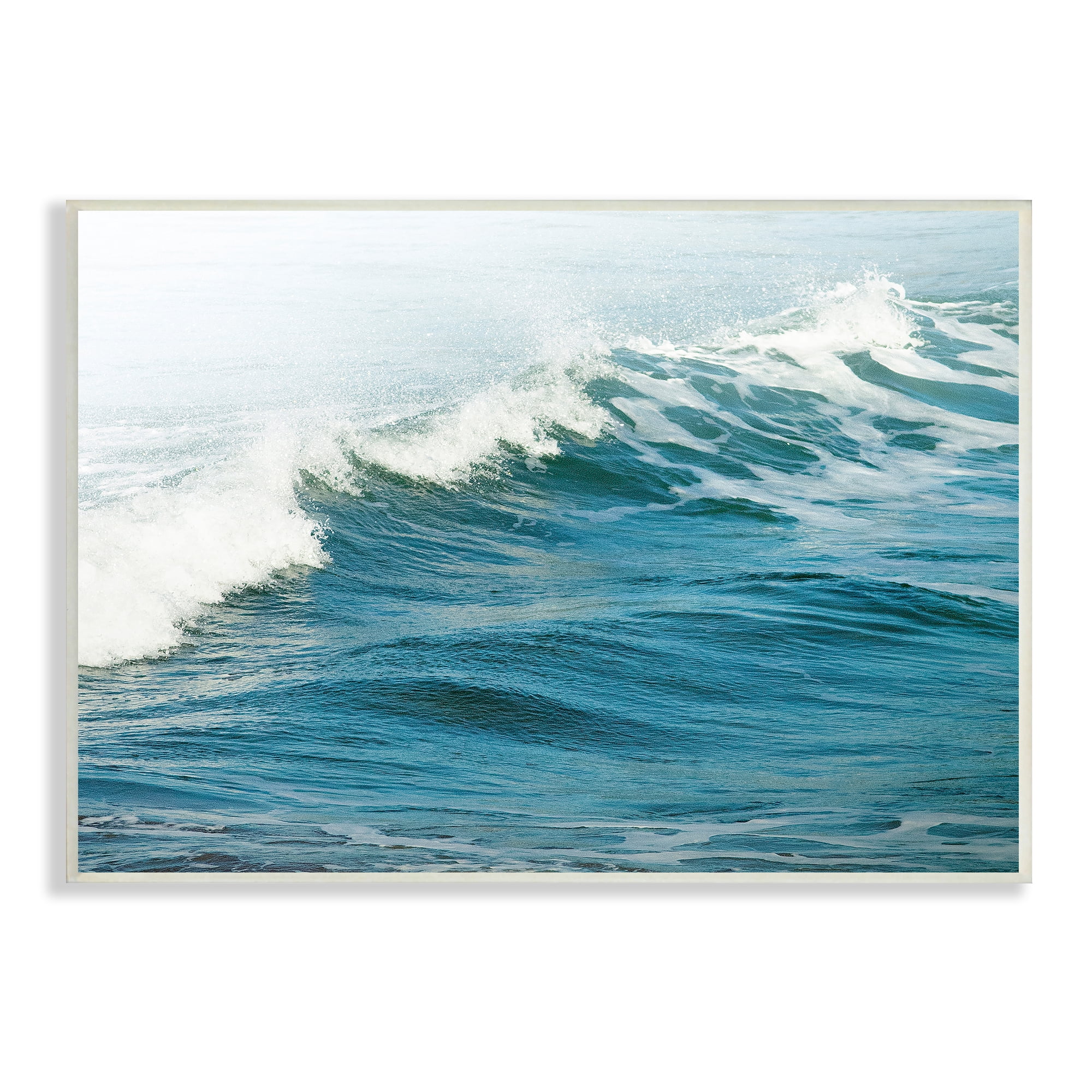 Stupell Indtries Small Wave White Caps Water Motion Ocean Study,19 x 13,Design by Ian Winstanley