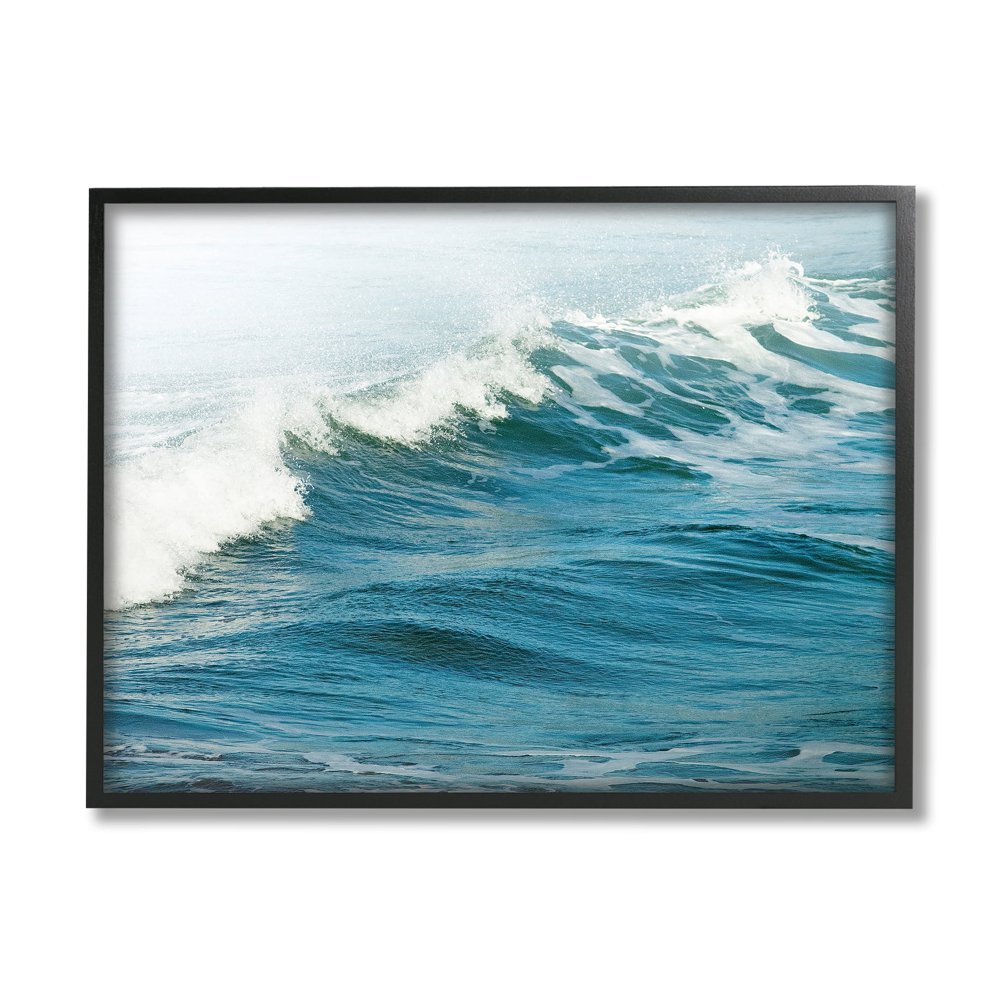 Stupell Indtries Small Wave White Caps Water Motion Ocean Study,30 x 24,Design by Ian Winstanley