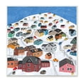 thumbnail image 1 of Stupell Indtries Snowy Village on Hill Cityscape Greenland Town Buildings,12 x 12,Design by Carla Daly, 1 of 6