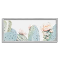 Stupell Indtries Soft Green Cact Close Up Blooming Pink Flowers,24 x 10,Design by Patricia Pinto