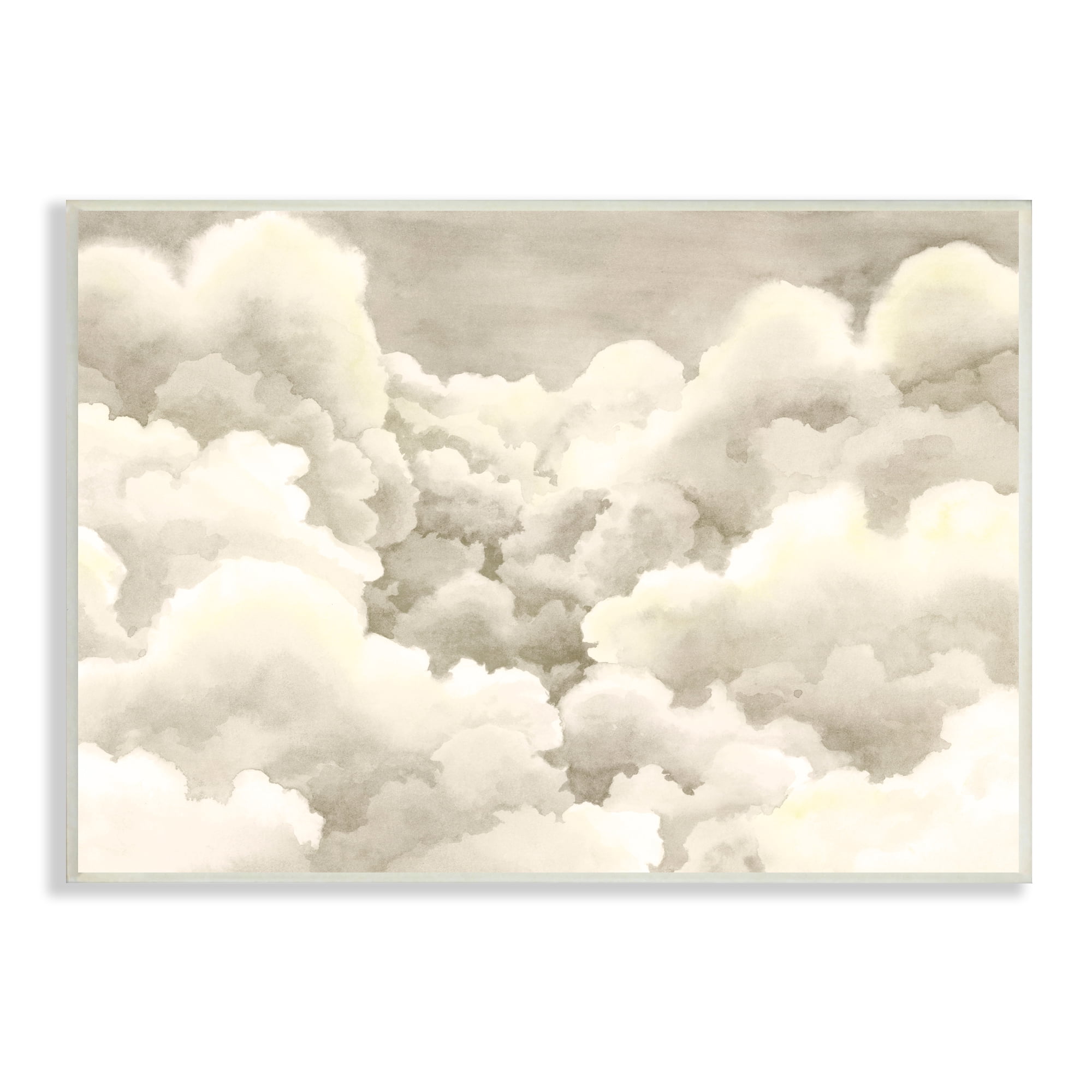Stupell Indtries Soft Pillowy Clouds Muted Neutral Sky Landscape,15 x 10,Design by Grace Popp