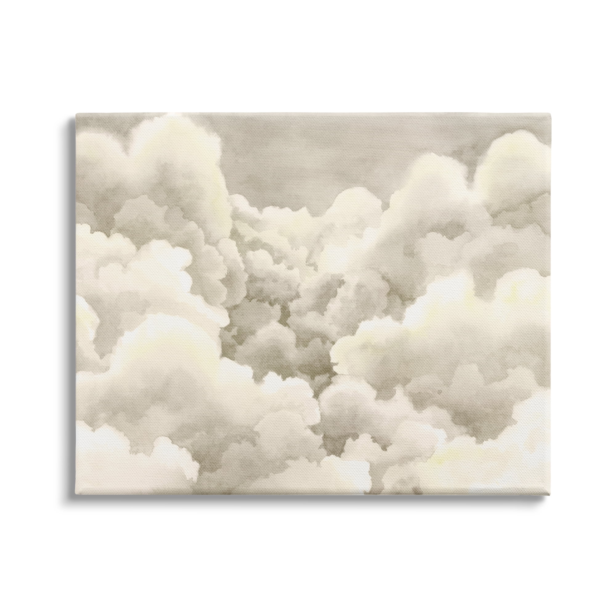 Stupell Indtries Soft Pillowy Clouds Muted Neutral Sky Landscape,20 x 16,Design by Grace Popp