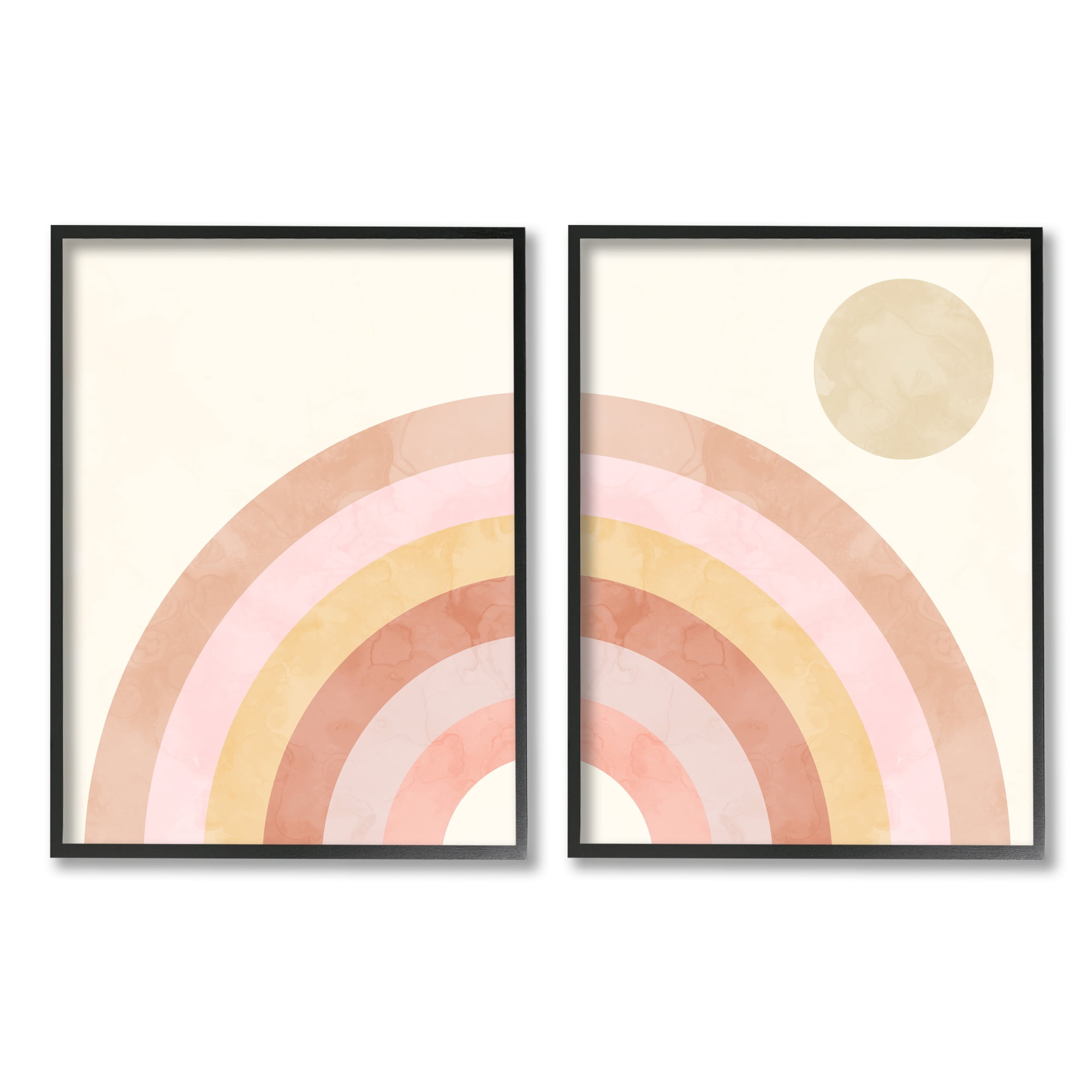 Stupell Indtries Sun Bleached Desert Rainbow Rising Sun Pink Orange,16 x 20,Design by Daphne Polselli