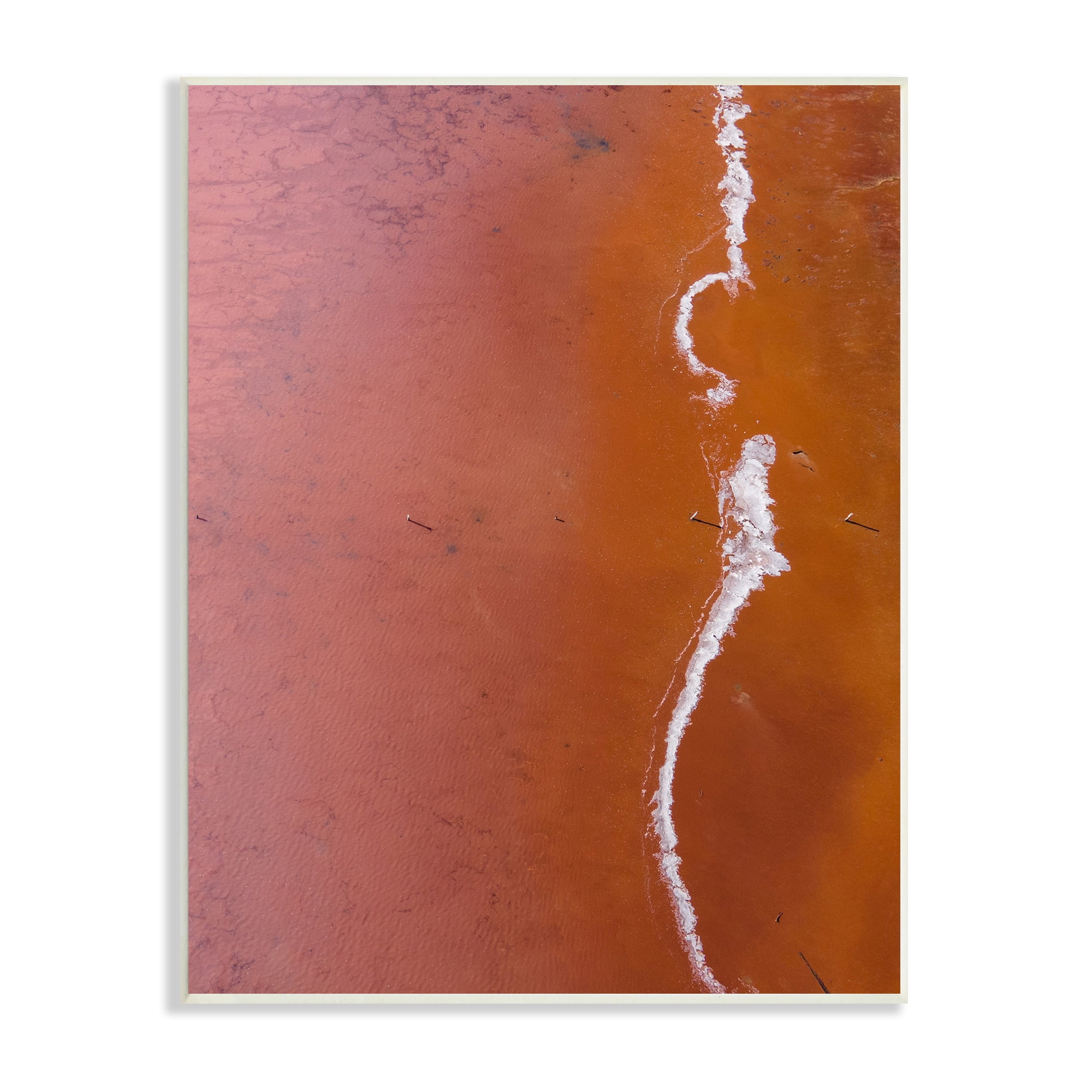 Stupell Indtries Sun Scorched Landscape Deep Orange Desert Aerial Photography,10 x 15,Design by Birch&Ink