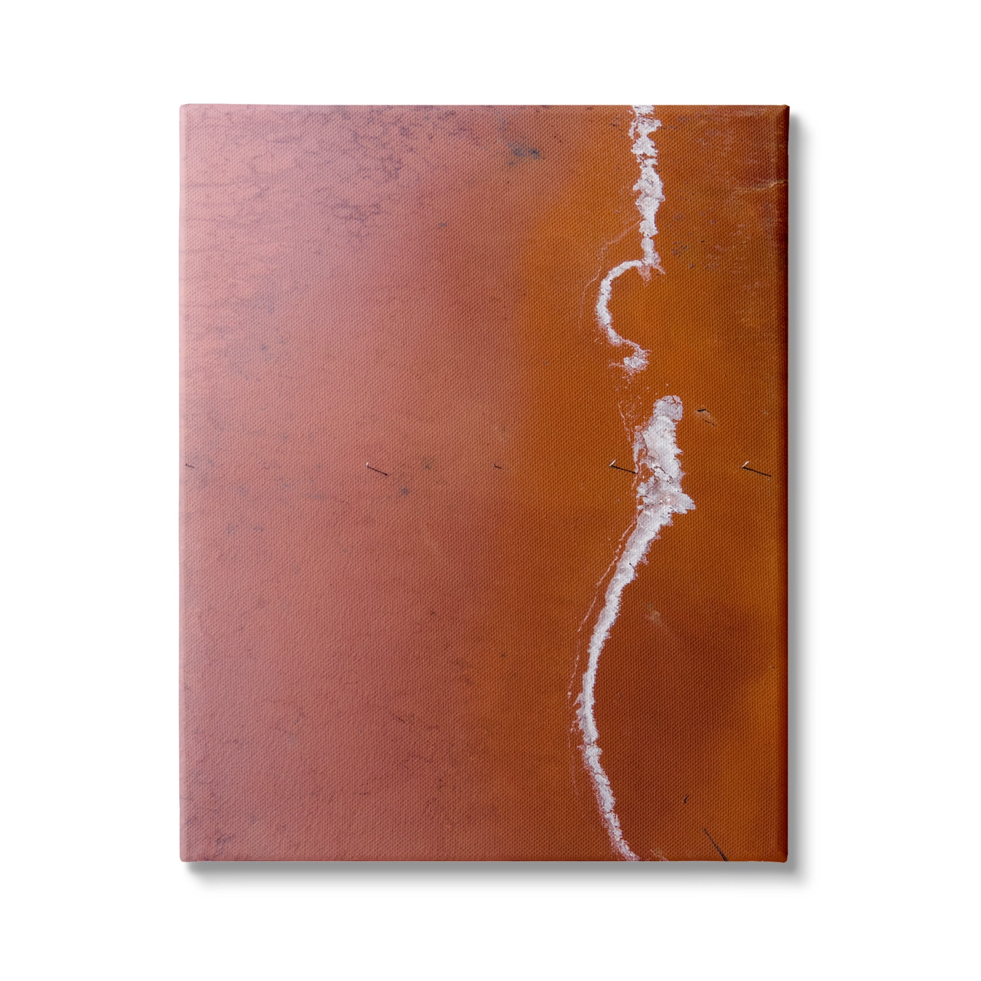 Stupell Indtries Sun Scorched Landscape Deep Orange Desert Aerial Photography,16 x 20,Design by Birch&Ink