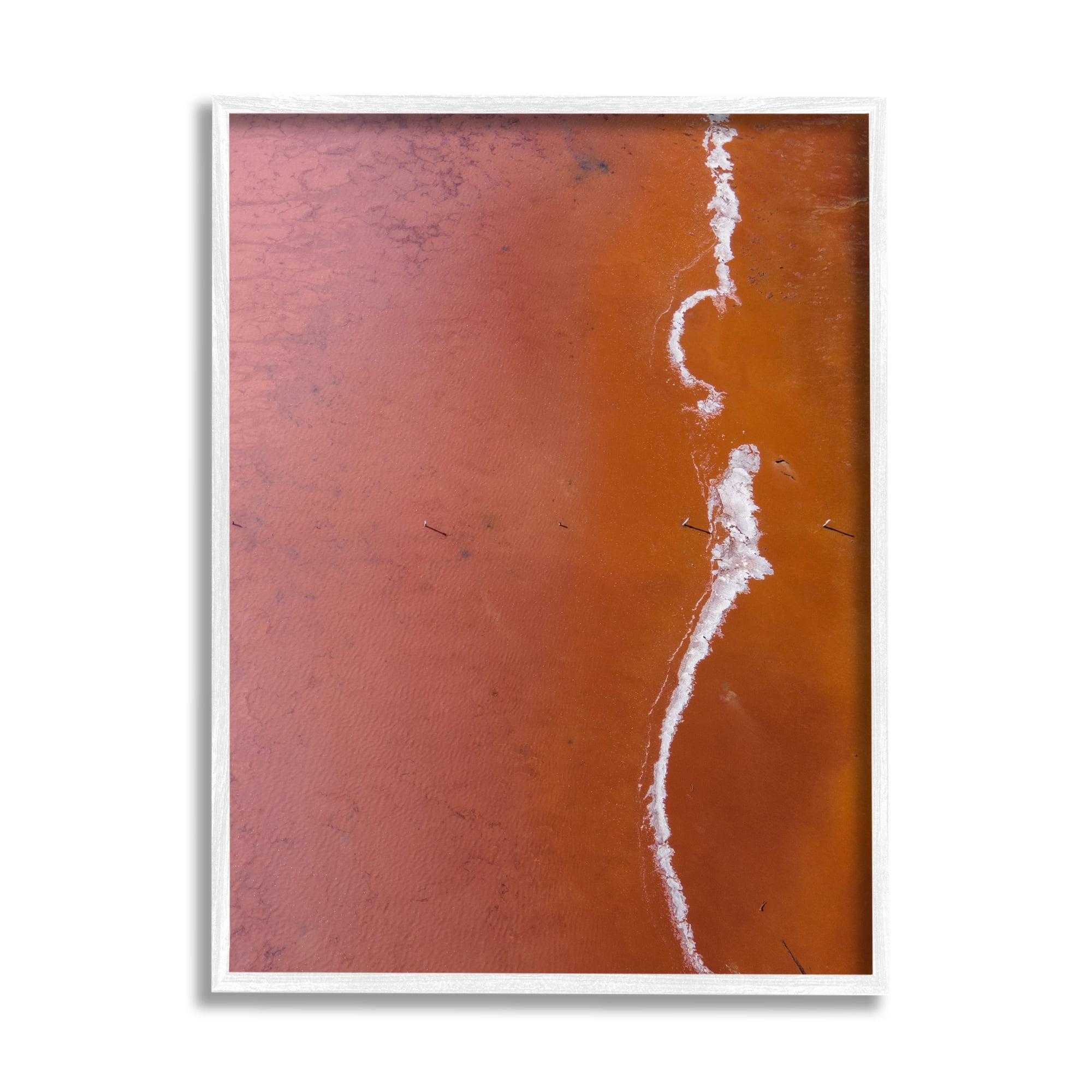 Stupell Indtries Sun Scorched Landscape Deep Orange Desert Aerial Photography,16 x 20,Design by Birch&Ink
