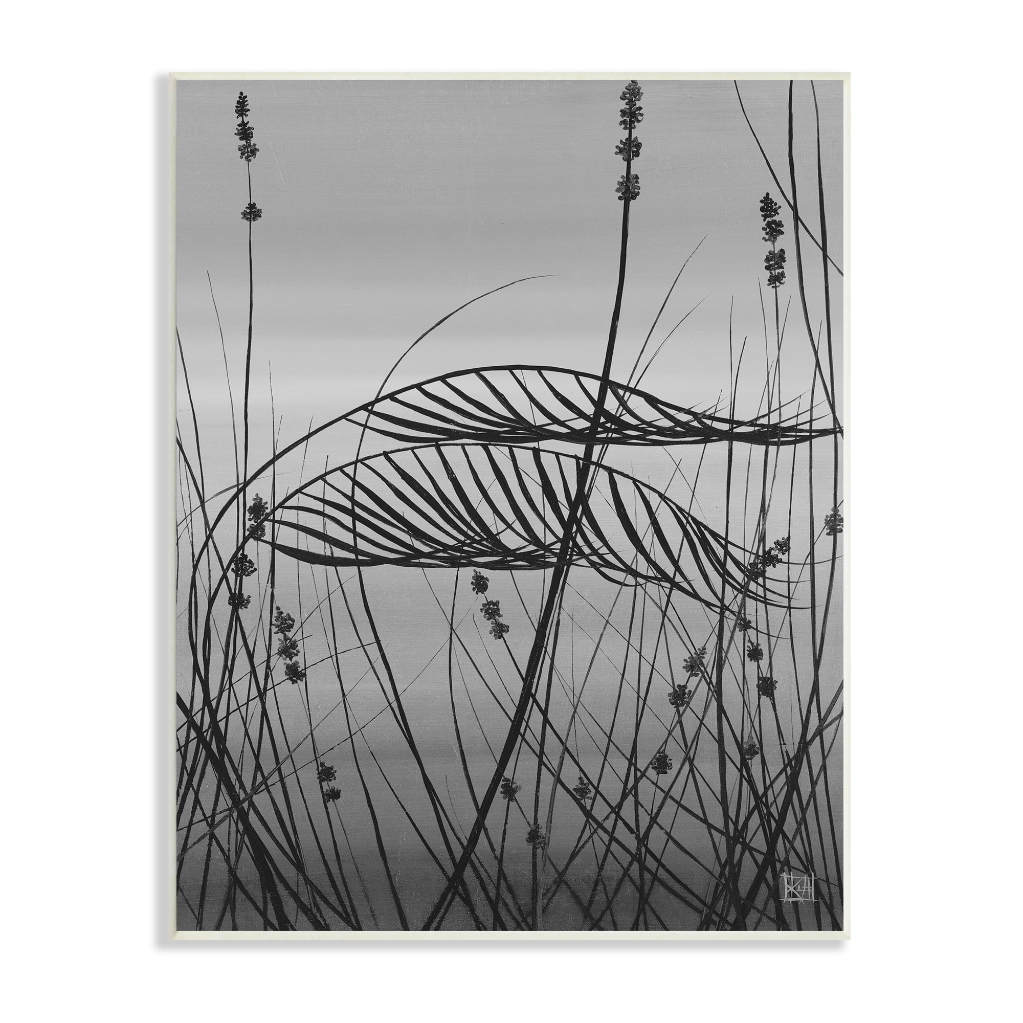 Stupell Indtries Tall Grass and Wildflowers Cloudy Storm Sky Photography,10 x 15,Design by Kelsey Hochstatter